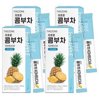 Better health 康普茶隨身包 鳳梨口味, 5g, 10條, 4盒