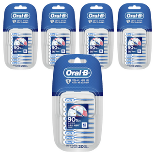 Oral-B 歐樂B I型橡膠牙間刷, 20件, 5個