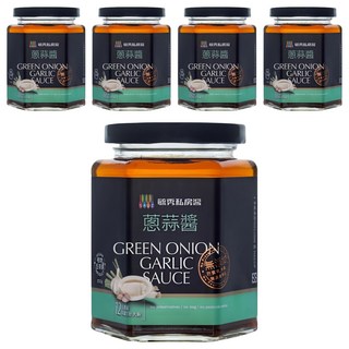 毓秀私房醬 蔥蒜醬, 250g, 5罐