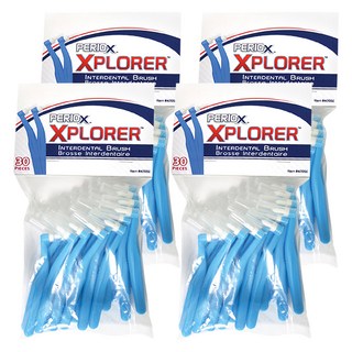 maxill 美適 單束毛牙間刷, 0.02mm, 30支, 4包