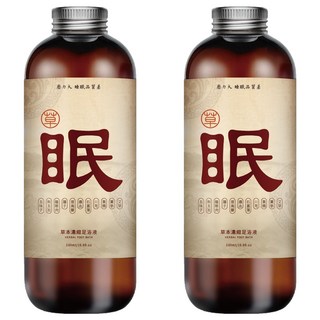 廣春堂高濃縮草本足浴液-益眠款 舒緩助眠 改善循環, 500ml, 2入, 1入