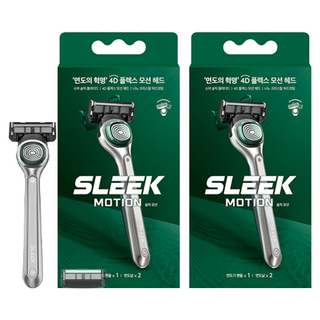 多樂可 Sleek Motion 刮鬍刀+2入刀片組, 2套