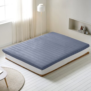 Natural Sleep 天然乳膠床墊, 深藍灰色, 5cm