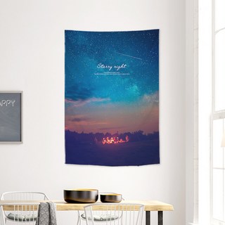 SANGSANG HOO 織物海報, 星夜