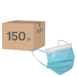 EYL'S 艾爾絲 成人平面醫用口罩, 海洋藍, 50片, 3盒
