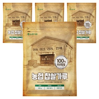 Nonghyupsikpum 農協 糯米粉, 4個, 400g