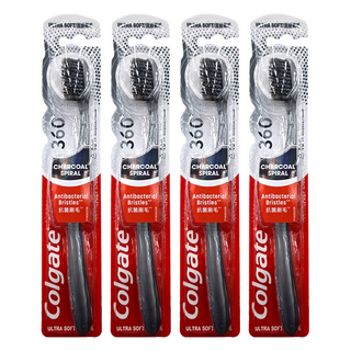 Colgate 高露潔 360°備長炭牙刷, 1入, 4支