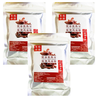 果乾小弟 麻辣寒天蒟蒻條 Q彈咀嚼力 膳食纖維 全素可用, 90g, 3包