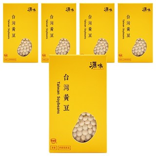 台灣源味本舖 台灣黃豆 非基因改造, 400g, 5盒