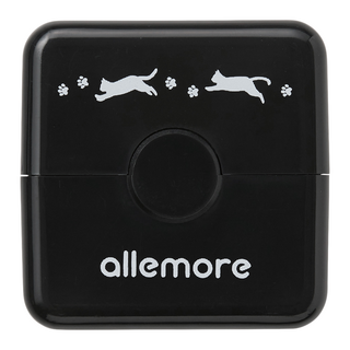 Shachihata 寫吉達 nototo roller 滾輪印章 3 mm x 7 mm, 貓 黑色, 1個