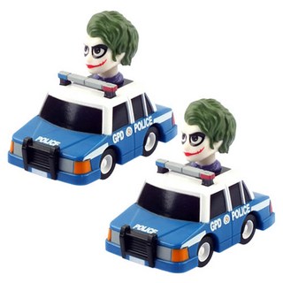 BEAST KINGDOM 野獸國 黑暗騎士 小丑 回力迷你車公仔 BKD062489, 2個