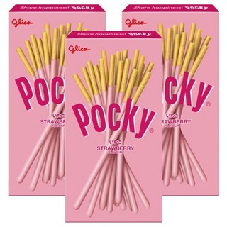 glico 格力高 Pocky 百奇 草莓棒, 24g, 3盒