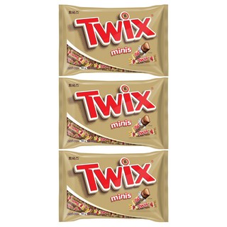 Twix Mars迷你巧克力棒 總820g 500g+160g*2入, 760g, 3個