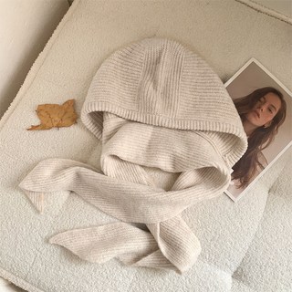 Paperments Peppernin 羅紋針織連帽圍巾 13409