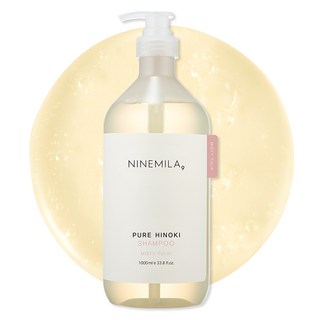 나인밀라 퓨어 히노끼 샴푸 미스티 튤립, 1개, 1L