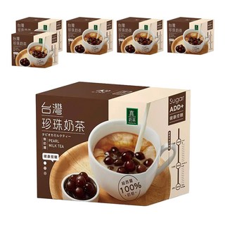歐可茶葉 台灣珍珠奶茶 Set 30秒輕鬆泡 紐西蘭奶粉 無添加防腐劑 甜度可自行調整, 78g, 5包, 6盒