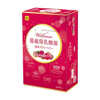 Wellness 蔓越莓乳酸菌 添加蔓越莓精華, 30包, 3g, 1盒