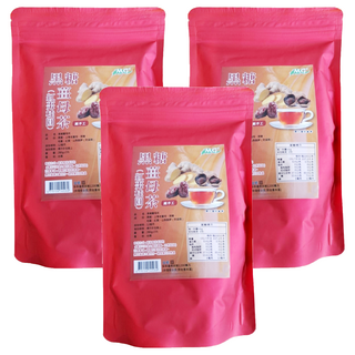 茂格生機 黑糖薑母茶 紅棗桂圓, 280g, 1入, 3個