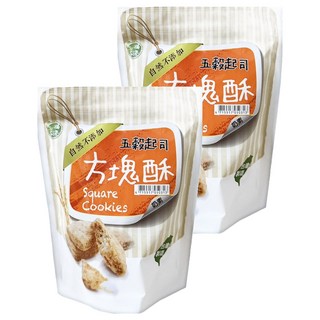 口福不淺 五榖起司 方塊酥, 台灣製造, 奶素, 200g, 2包
