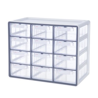 시스맥스 UP 시스템 멀티박스, 회색, 12단