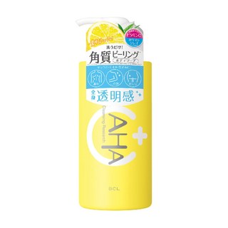 BCL AHA 柔膚透亮沐浴乳 去角質 含維他命C, 480ml, 1瓶