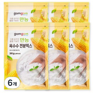 gomgom 萬用玉米澱粉, 6個, 300g