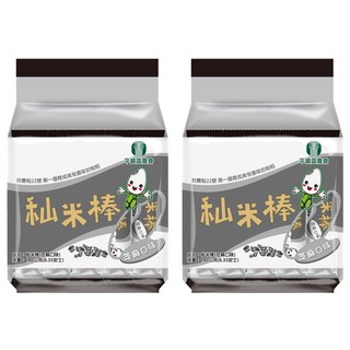 平鎮區農會 秈米棒 芝麻口味, 180g, 2袋