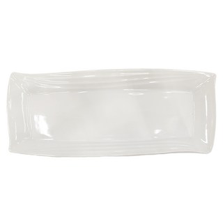 白鳳尾強化長皿 日本製 1個, 白鳳尾 白色