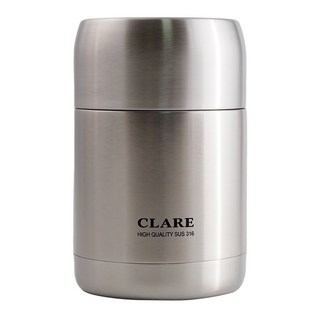 CLARE 晶鑽316真空燜燒罐, 不銹鋼色, 800ml, 1個