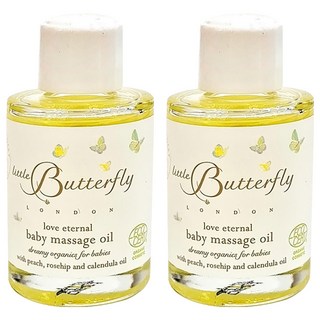 little Butterfly LONDON 永恆呵護寶寶按摩油, 10ml, 2瓶