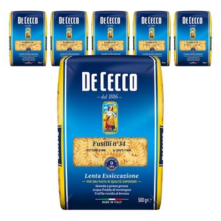 DE CECCO 得科 義大利螺旋麵, 500g, 6包
