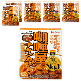 카리야 치킨카레 약간매운맛, 6개, 180g