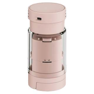 SP SAUCE 新色系攜帶型5合1藥盒 4.4 x 4.4 x 9.2cm 粉紅色 多功能整合, 1個