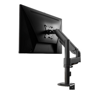 카멜 싱글 폴타입 거치대 모니터암 CA1P, 블랙, 1개