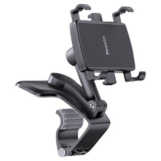 yesido 手機支架 汽車手機架 C101 多功能 360度旋轉, 黑色, 1個