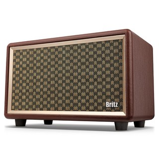 브리츠 프리미엄 블루투스 스피커, BA-RS2, 브라운골드