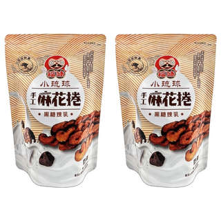 福味 小琉球麻花捲 黑糖煉乳, 200g, 2包