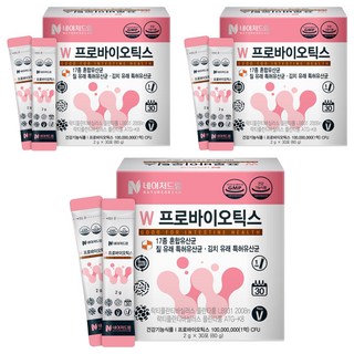 NATUREDREAM 女用私密護理益生菌隨身包, 60g, 3盒