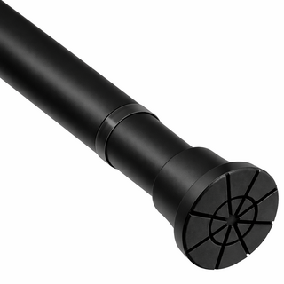 莫諾皮克 25mm 超強力不鏽鋼伸縮桿, 黑色