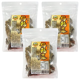 WON LAI WON 旺來旺 梅乾菜, 3包, 100g