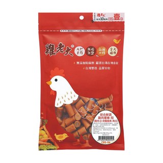 雞老大 綜合鮮蔬雞肉嚼棒 短, B胡蘿蔔素 + 南瓜, 200g, 1包