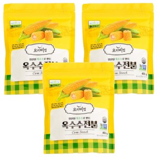 七甲農山玉米澱粉, 400g, 3包