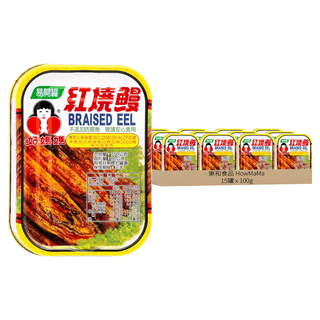 東和食品 How Mama 紅燒鰻罐頭, 100g, 15罐