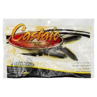 Castaic 多節軟魚 假餌, 黑背黃, 1包
