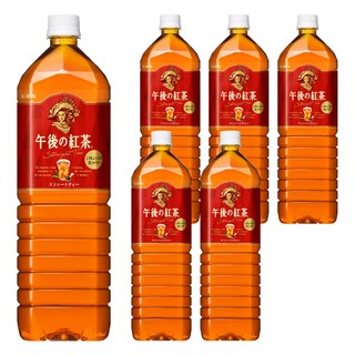 KIRIN 麒麟 午後紅茶 原味紅茶, 採用汀布拉Dimbula茶葉, 帶有玫瑰花般的香氣, 1.5L, 6瓶