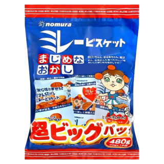 nomura 野村美樂 超大美樂圓餅 16包, 480g, 1袋