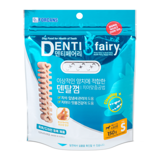포켄스덴티페어리 강아지 덴탈껌 S, 구강청결, 150g, 1개