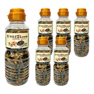 逢國 海苔芝麻香鬆 柴魚口味 酥脆口感 鹹度適中 手工製作 真材實料 營養豐富 搭配飯菜 鈣質充足, 120g, 6瓶