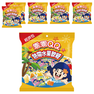 乖乖 QQ熱帶水果軟糖 經濟包, 190g, 6袋