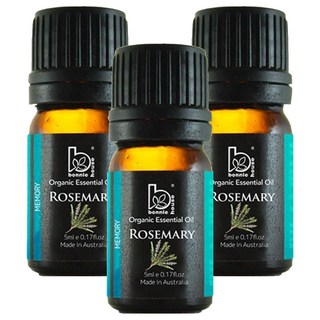 BONNIE HOUSE 植享家 有機迷迭香精油, 5ml, 3件